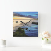 Kookboten reflectie van de zon vierkante klok (Huis)