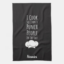 Kookcadeaus voor volwassenen chefs koks grappig hu theedoek