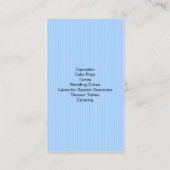 Kookcake Bakery Storefront Sign Visitekaartje (Achterkant)