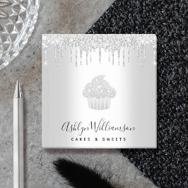 Kookcake bakkerij Chef Silver Glitter Drives Post-it® Notes