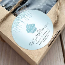 Kookcake bakkerij Chef Turquoise Glitter Drift Chi