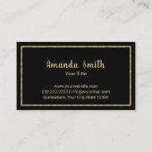 Kookcake bakkerij Kaas Matig Glitter Visitekaartje (Achterkant)