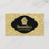 Kookcake bakkerij Kaas Matig Glitter Visitekaartje (Voorkant)
