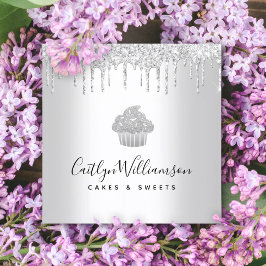 Kookcake bakkerij Schuif Glitter Drives Vierkante Visitekaartje