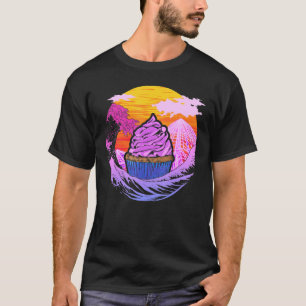 Kookcake Vaporwave Baking Dessert Food Pastry Chef T-shirt