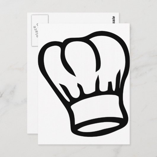 kookchef-pet briefkaart (Voorkant / Achterkant)