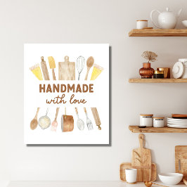Kookcitaat Scandinavische Keuken Bakbenodigdheden Canvas Afdruk
