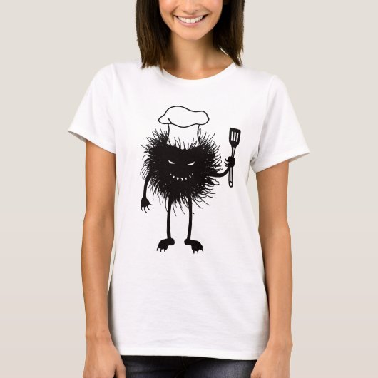 Kookend boze schepsel, Halloween T-shirt (Voorkant)