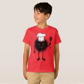 Kookend boze schepsel, Halloween T-shirt (Voorkant volledig)