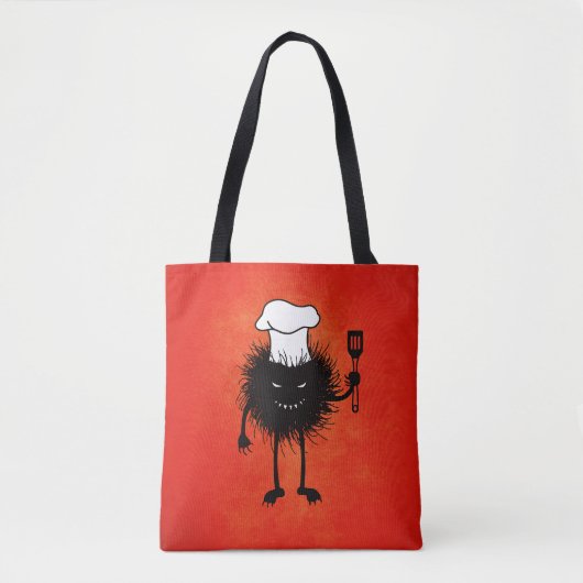 Kookend boze schepsel, Halloween Tote Bag (Voorkant)