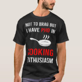 Kookenthousiasme T-shirt (Voorkant)