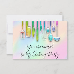 Kookfeest Chef Restaurant Keuken Holografie Kaart