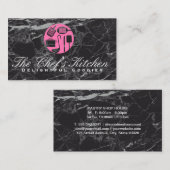 kookgereedschap | culinair | Marmer Visitekaartje (Voorkant / Achterkant)