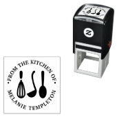Kookgerei #2 “Uit de keuken van” Naam Zelfinktende Stempel (In situ)