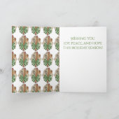 Kookgerei culinaire kerstkaart feestdagen kaart (Binnen)