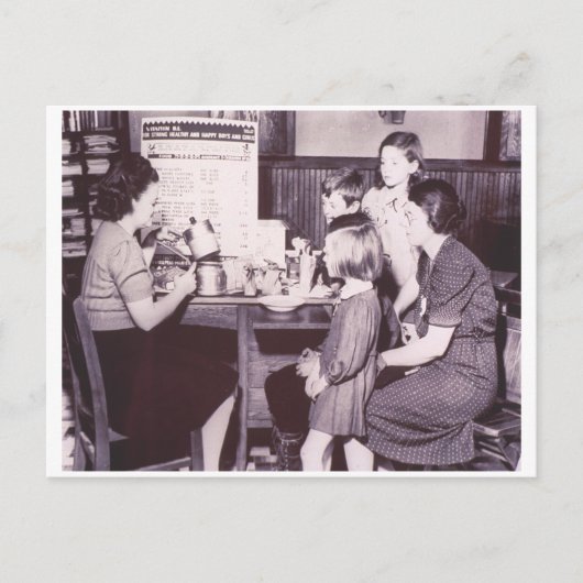  kookgerei demonstratie 1941 briefkaart (Voorkant)