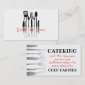 Kookgerei en visitekaartjes voor de horeca (Voorkant / Achterkant)