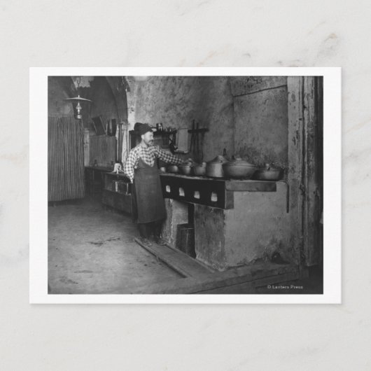 Kookgerei in de foto van het Turkse restaurant Briefkaart (Voorkant)
