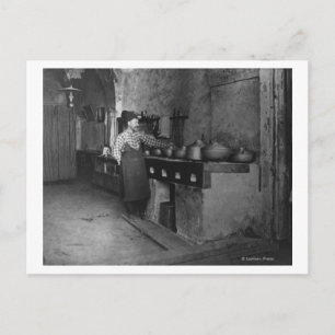 Kookgerei in de foto van het Turkse restaurant Briefkaart