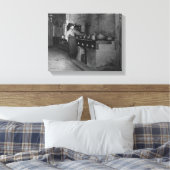 Kookgerei in de foto van het Turkse restaurant Canvas Afdruk (Insitu (Slaapkamer))