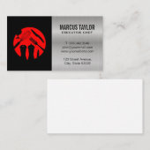 Kookgerei | Metalen Visitekaartje (Voorkant / Achterkant)