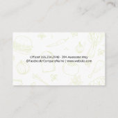 Kookgerei Rode Logo | Culinair  Visitekaartje (Achterkant)