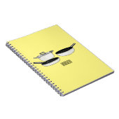 Kookgerei sets cartoon illustratie notitieboek (Rechterzijde)