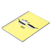 Kookgerei sets cartoon illustratie notitieboek (Linkerzijde)