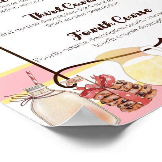 Kookgerei voor kerstdiners poster (Hoek)