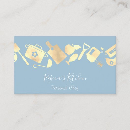 Kookgerei voor restaurants en restaurants, Logo Bl Visitekaartje (Voorkant)