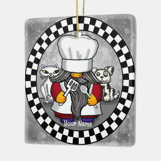 Kookgnoom keramisch ornament (Links)