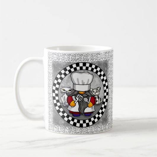 Kookgnoom koffiemok (Links)