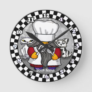Kookgnoom ronde klok