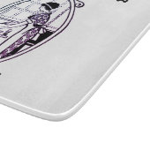 Kookgodin op het werk snijplank (Hoek)