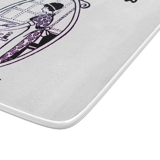 Kookgodin op het werk snijplank (Hoek)