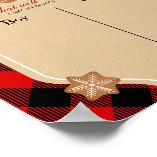 Kookie Gingerbrood Poster (Hoek)