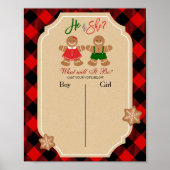 Kookie Gingerbrood Poster (Voorkant)