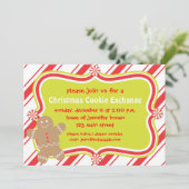 Kookie-kerstuitnodiging Kaart (Staand voorkant)