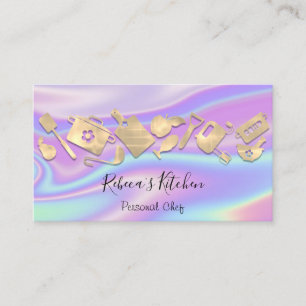 Kooking Chef Restaurant Catering Logo QR Holograaf Visitekaartje