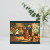 Kooking Halloween Witch Briefkaart (Staand voorkant)