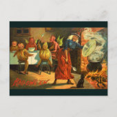 Kooking Halloween Witch Briefkaart (Voorkant)