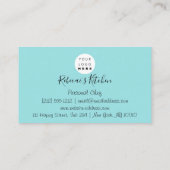 Kooking Personal Chef Restaurant Catering Blue Visitekaartje (Achterkant)