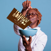 Kooking Personal Chef Restaurant Catering Brown Visitekaartje
