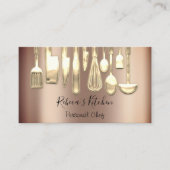 Kooking Personal Chef Restaurant Culinair Gold Visitekaartje (Voorkant)