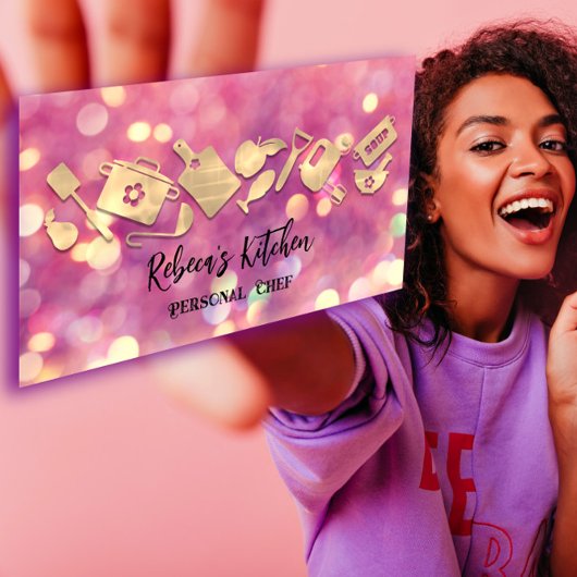 Kookkaas restaurant Catering Logo QR-code Roze Visitekaartje