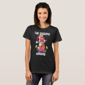 Kookkabouter vrolijk kerst tie dye pyjama t-shirt (Voorkant volledig)