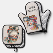 Kookkabouters Ovenwant & Pannenlap Set (Voorkant / Achterkant)