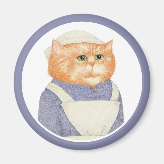 KOOKKAT Ronde magneet (Voorkant)