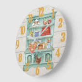 Kookkeuken personaliseren Rustic  Grote Klok (Hoek)