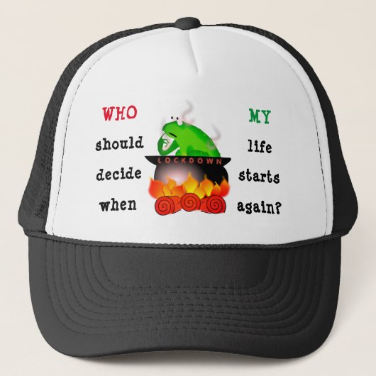 Kookkikker Trucker Hat Trucker Pet (Voorkant)